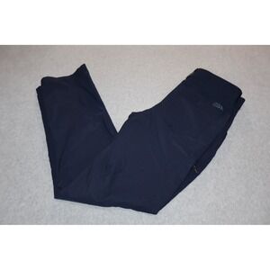 Eddie Bauer Rainier Tech Pant Mens 32x34 Navy Blue Hiking Outdoor Zip Cargo **